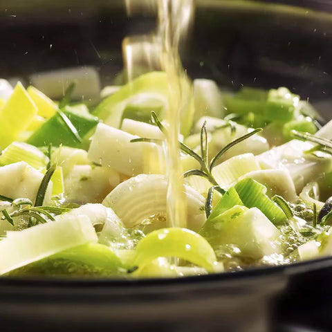 recette de la poêlée de céleri et poireaux