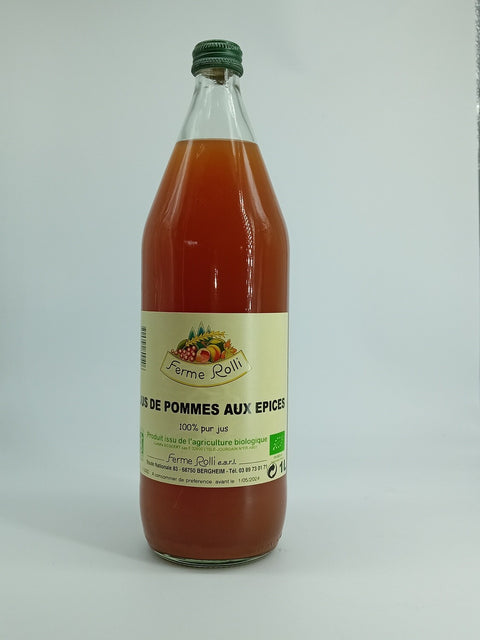 Jus de pommes-épices Bio 1L